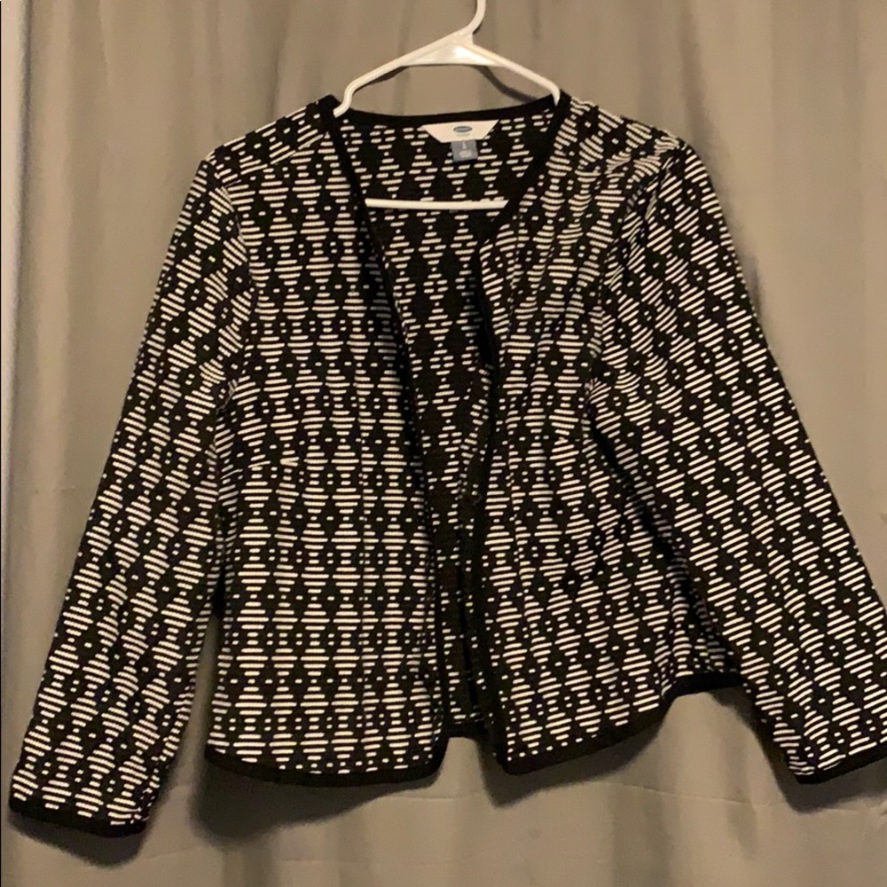 Checkerboard blazer